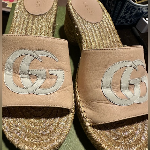Gucci espadrilles sandals size 38.5 - Picture 4 of 7